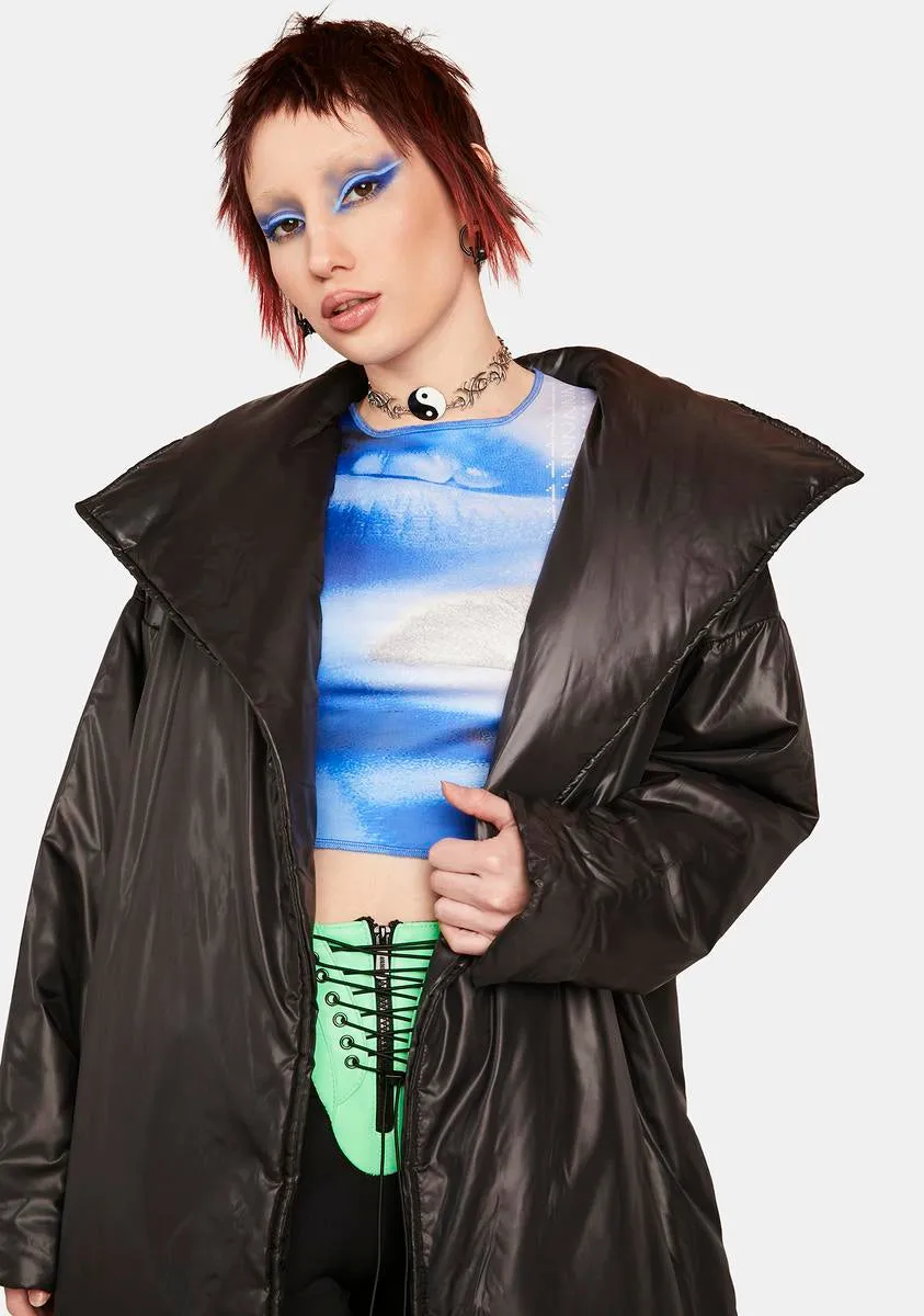 Wicked Virtual Style Padded Coat sold by Dolls Kill product image thumbnail 2