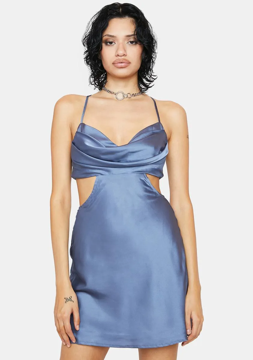 It's A Spectrum Satin Mini Dress sold by Dolls Kill