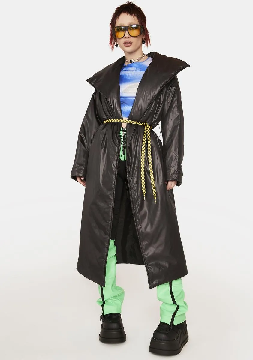 Wicked Virtual Style Padded Coat sold by Dolls Kill product image thumbnail 3
