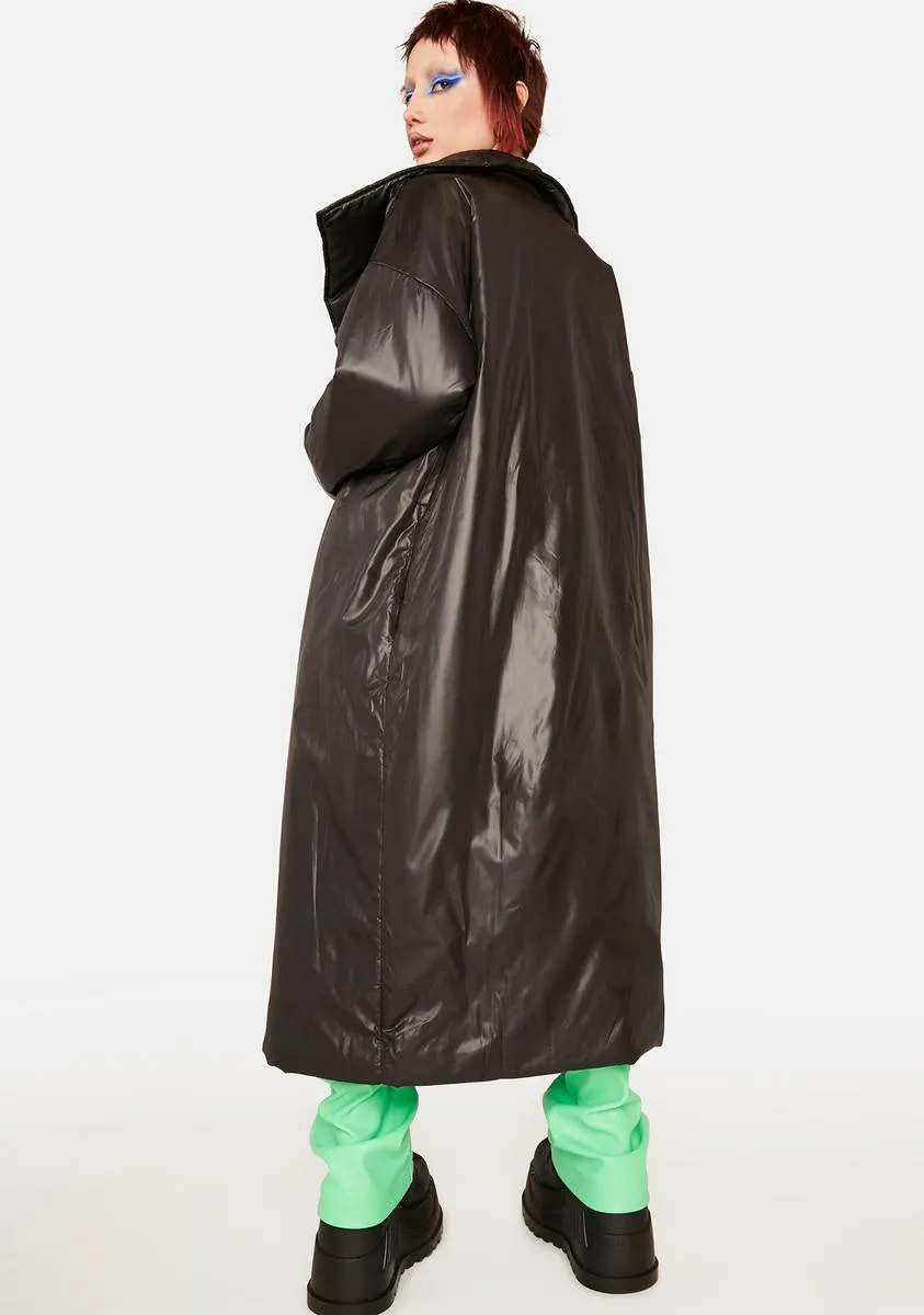 Wicked Virtual Style Padded Coat sold by Dolls Kill product image thumbnail 4