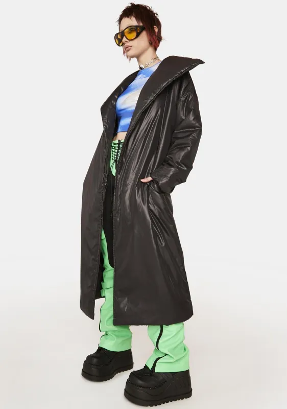 Wicked Virtual Style Padded Coat sold by Dolls Kill