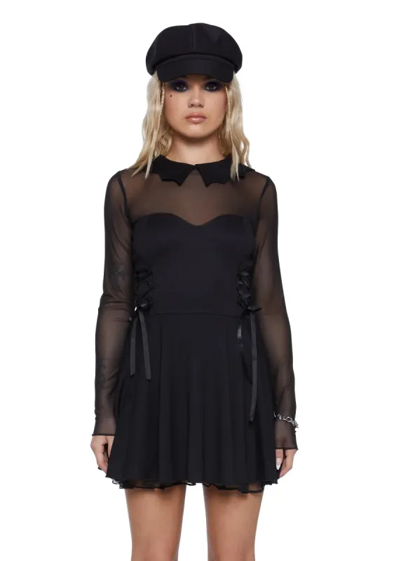 Into The Mists Long Sleeve Dress sold by Dolls Kill