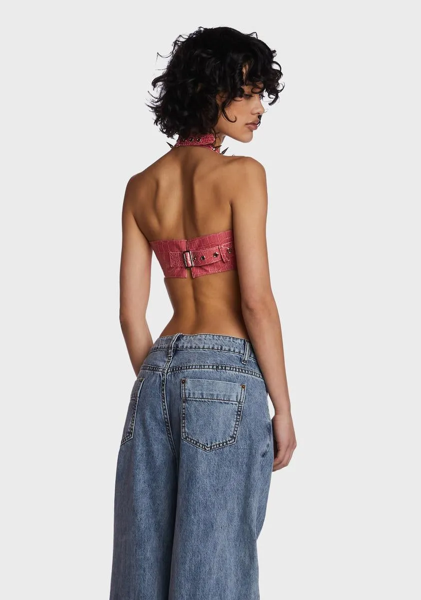 Pink Rivet Top sold by Dolls Kill product image thumbnail 4