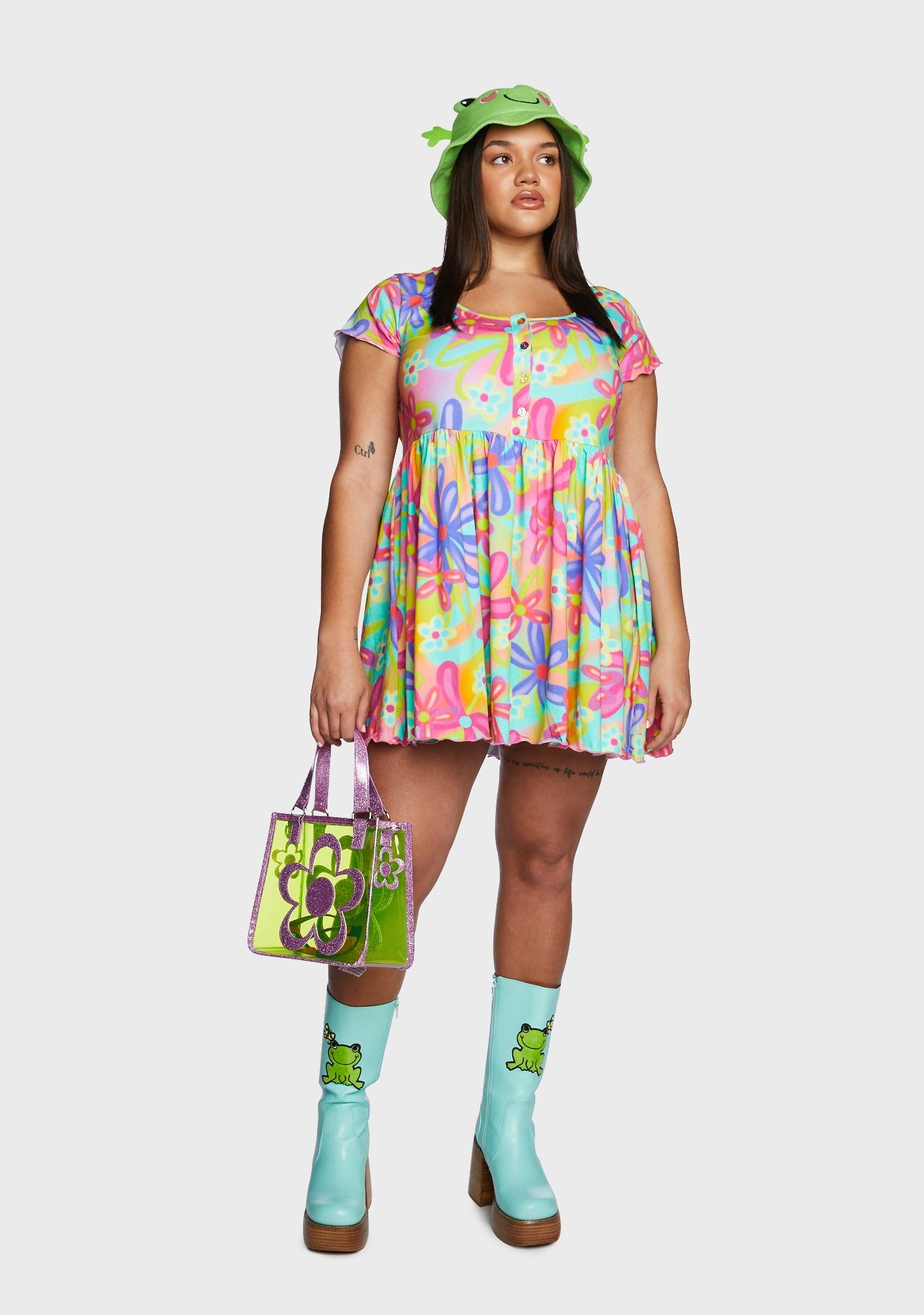 Plus Daydreamers Only Babydoll Dress sold by Dolls Kill product image thumbnail 3