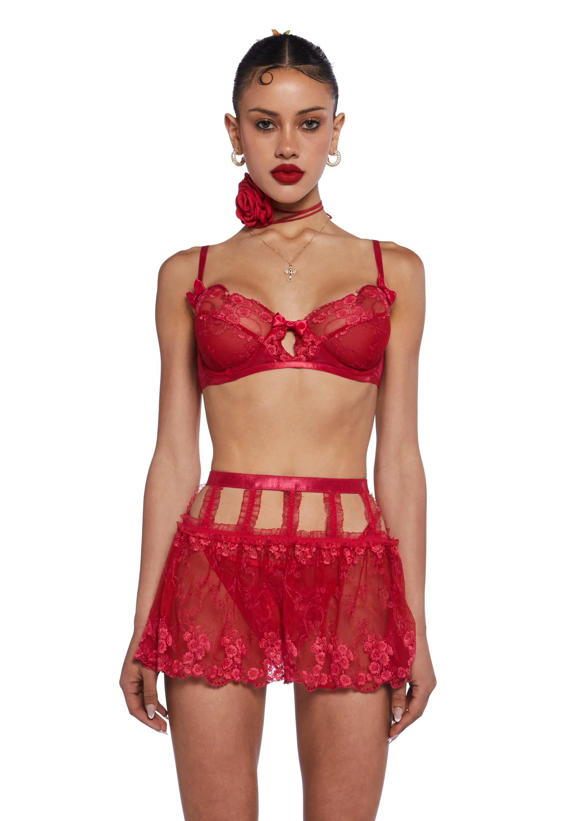 Heat Wave Lingerie Set sold by Dolls Kill
