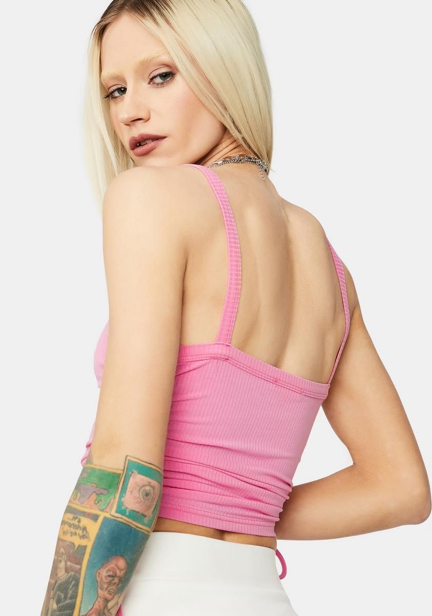 Sweet Love Over Money Ruched Tank Top sold by Dolls Kill product image thumbnail 4