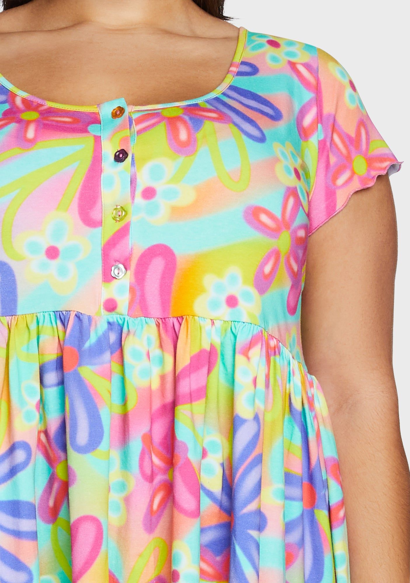 Plus Daydreamers Only Babydoll Dress sold by Dolls Kill product image thumbnail 2