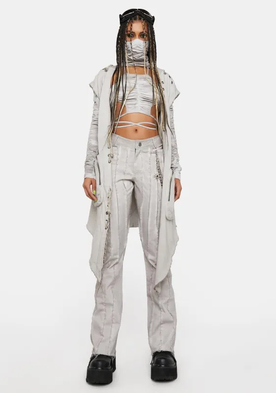 Compression Raw Edge Pants sold by Dolls Kill