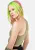 Olive Attention To Detail Crop Tank sold by Dolls Kill