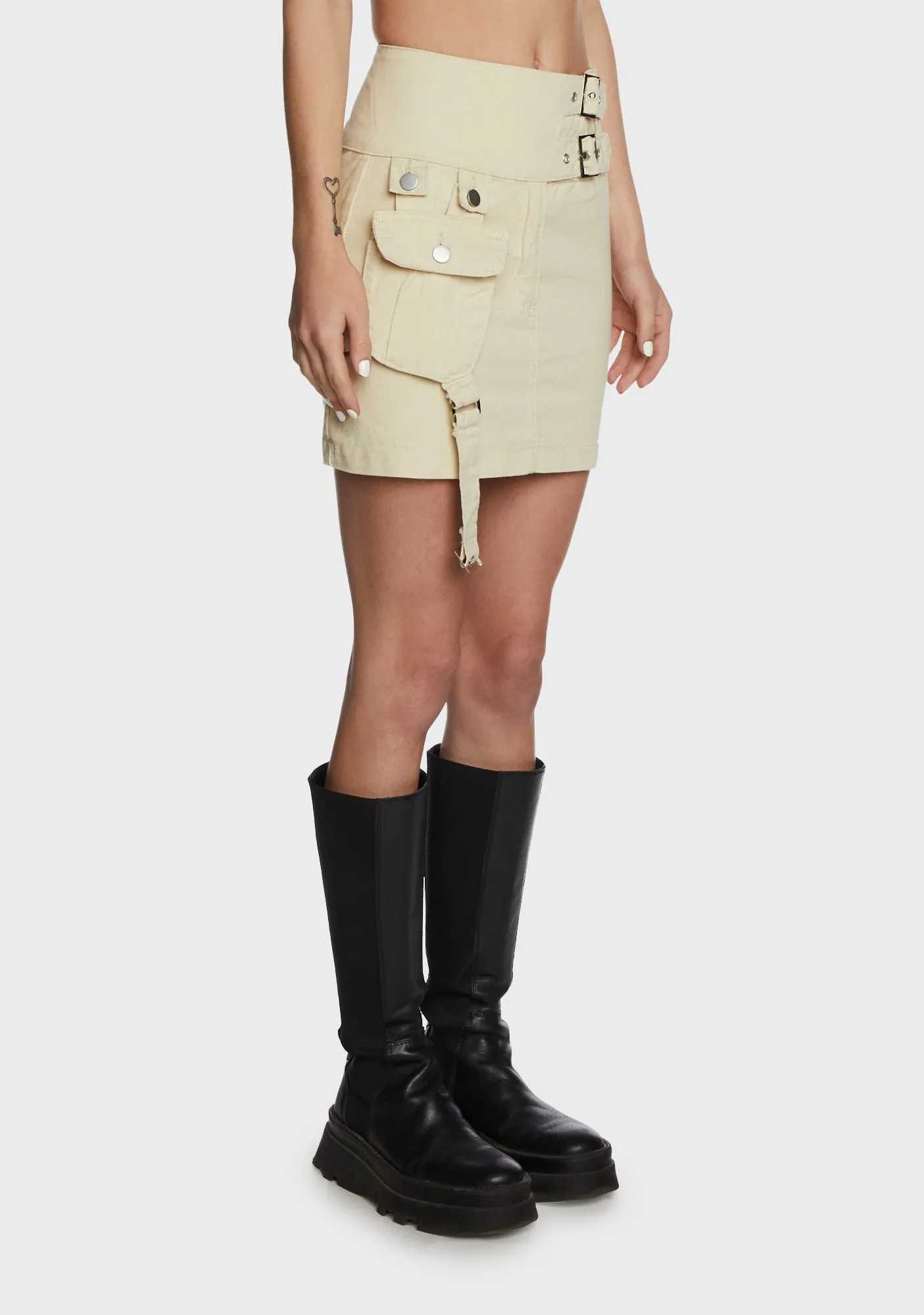 Connection Cargo Skirt sold by Dolls Kill product image thumbnail 4