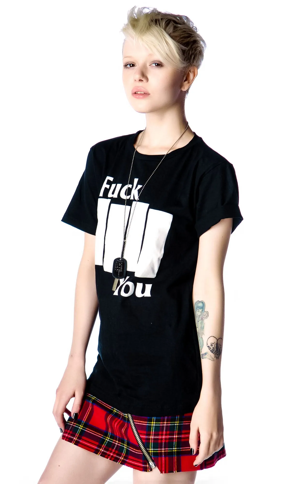 F*** You Flag Tee sold by Dolls Kill product image thumbnail 4