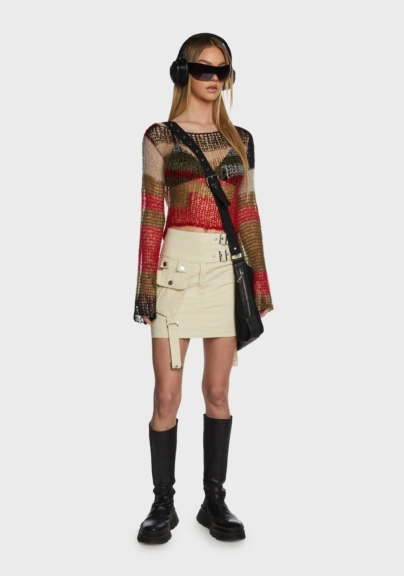 Connection Cargo Skirt sold by Dolls Kill product image thumbnail 3