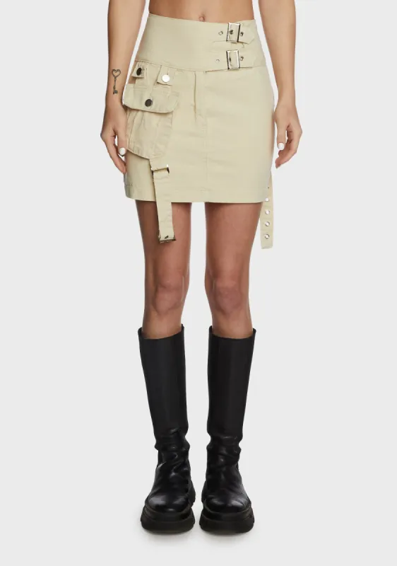 Connection Cargo Skirt sold by Dolls Kill