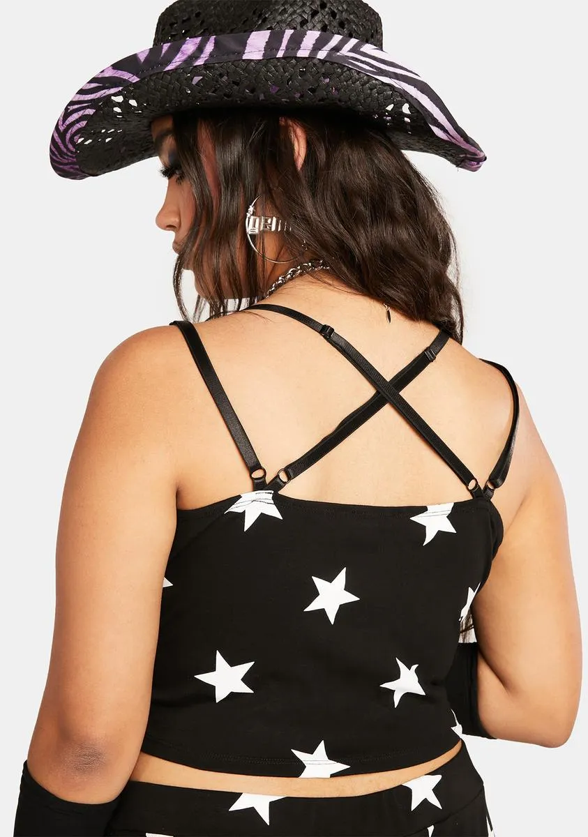 Plus Lights Camera Action Crop Top sold by Dolls Kill product image thumbnail 4