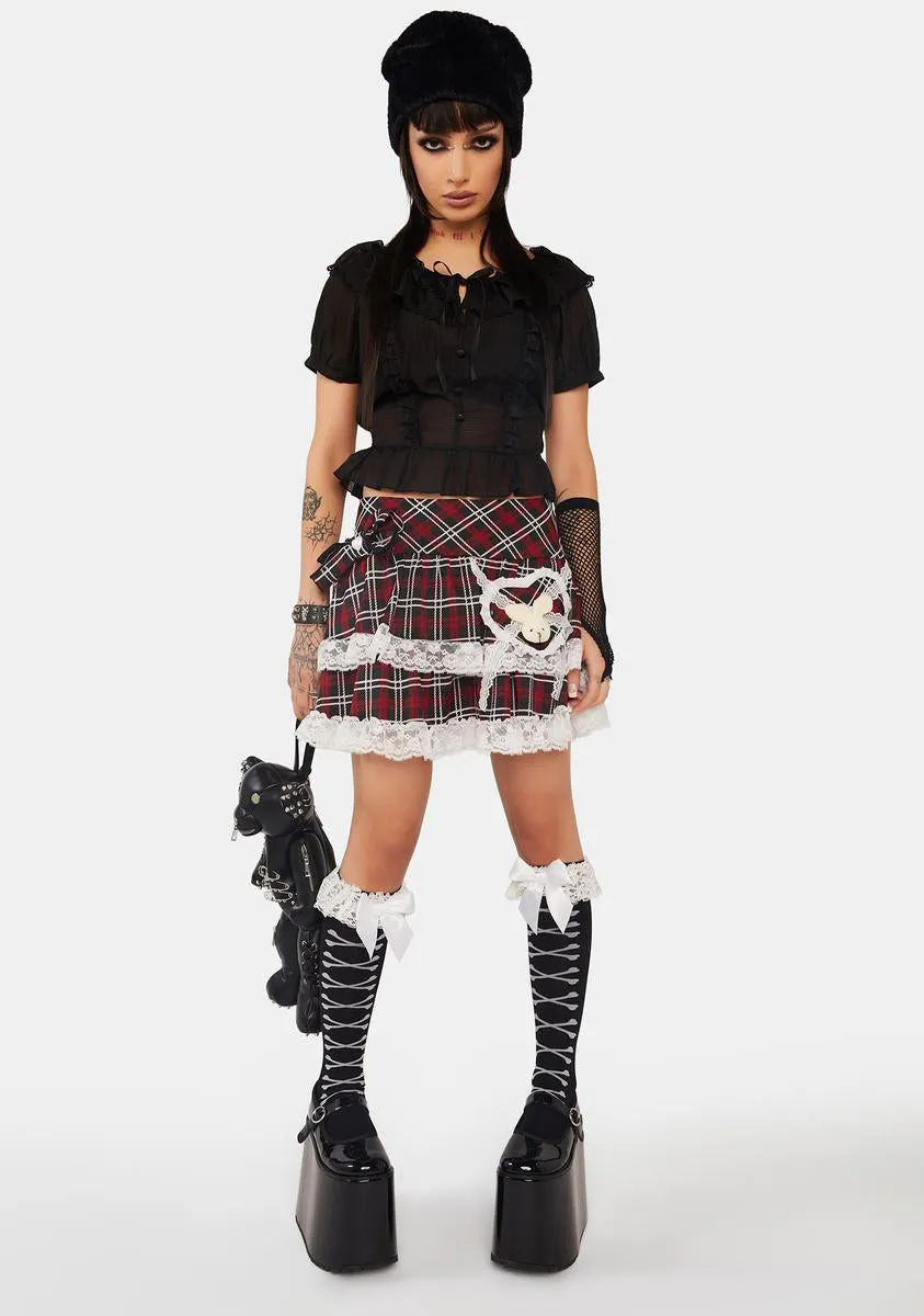 Girl Frilly Ruffle Top sold by Dolls Kill product image thumbnail 3