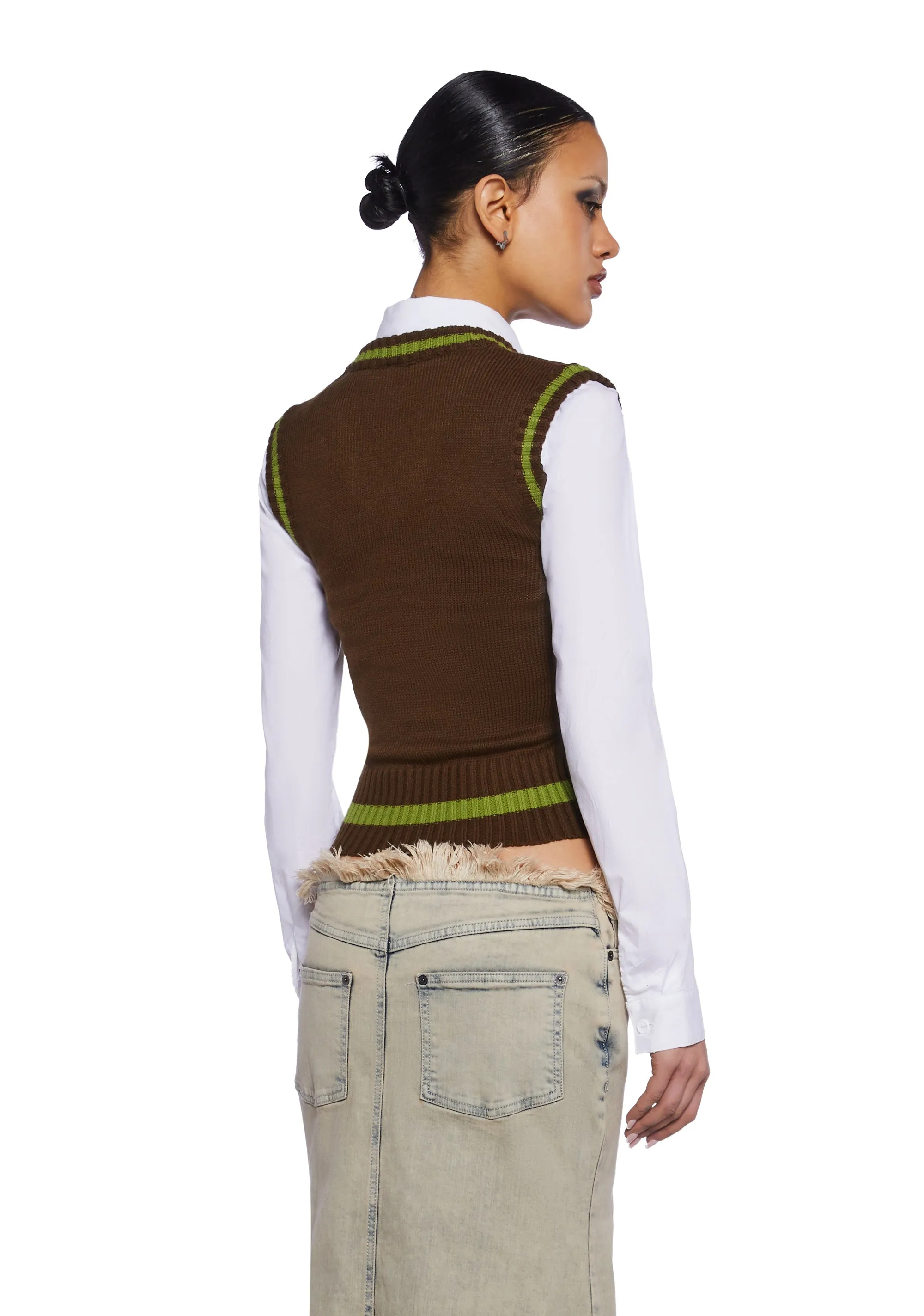 Malibu Sweater Vest sold by Dolls Kill product image thumbnail 5