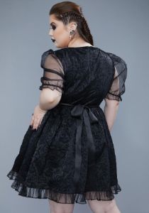 My Dark Bidding Babydoll Dress sold by Dolls Kill