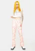 Notoriously Groovy Printed Jeans sold by Dolls Kill