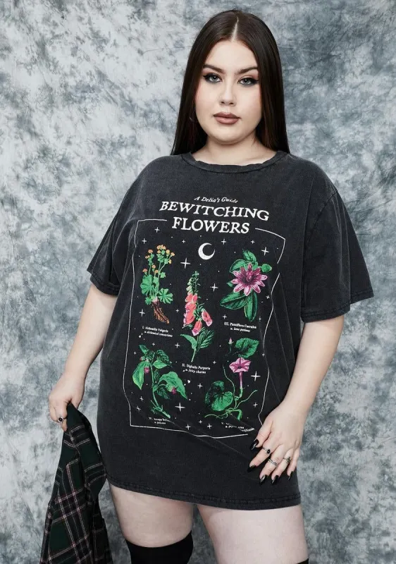 My Essential Herbs Oversized Graphic Tee sold by Dolls Kill