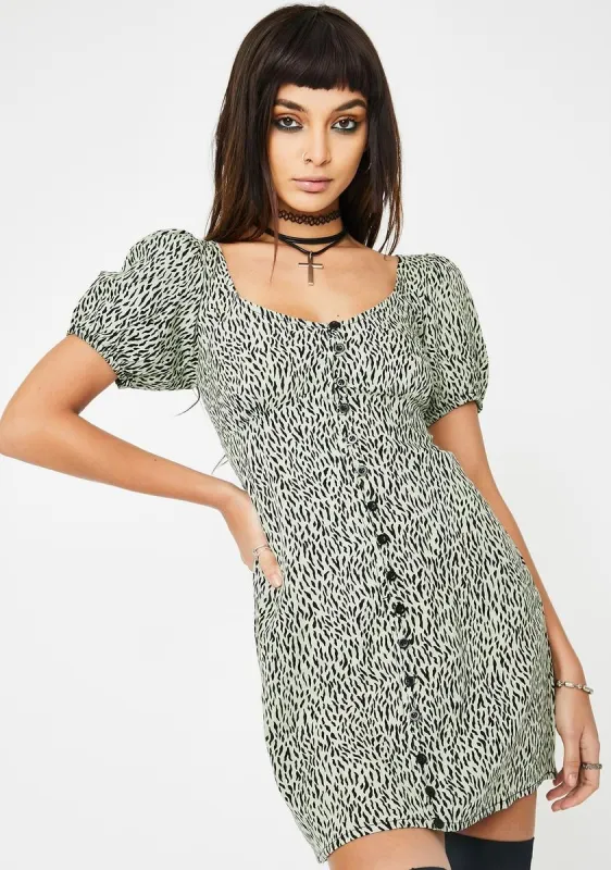 Leopard Montero Mini Dress sold by Dolls Kill