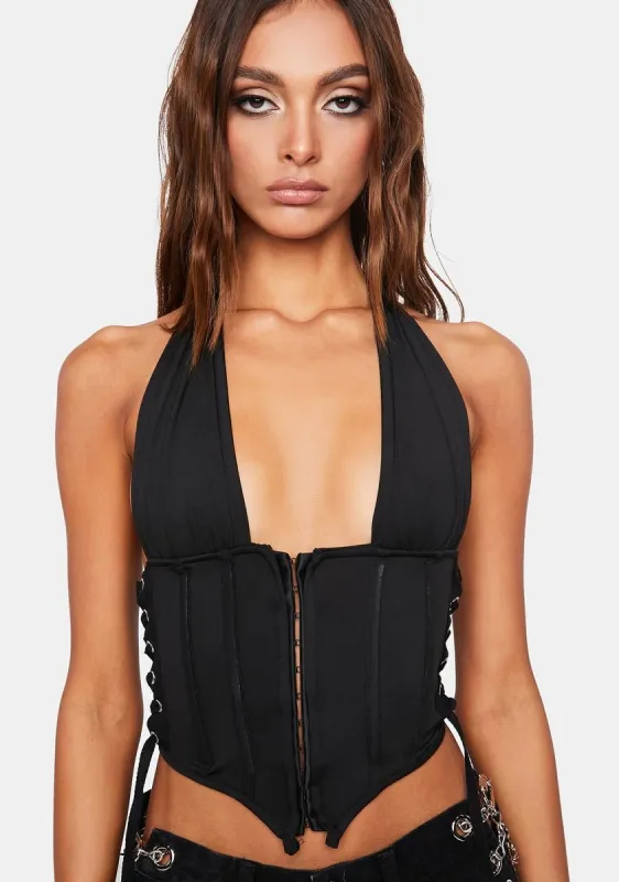 Nobody's Side Piece Crop Top sold by Dolls Kill