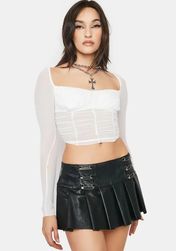Sanctuary Secret Mesh Top sold by Dolls Kill