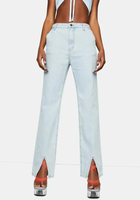 Cobain Slit Jeans sold by Dolls Kill