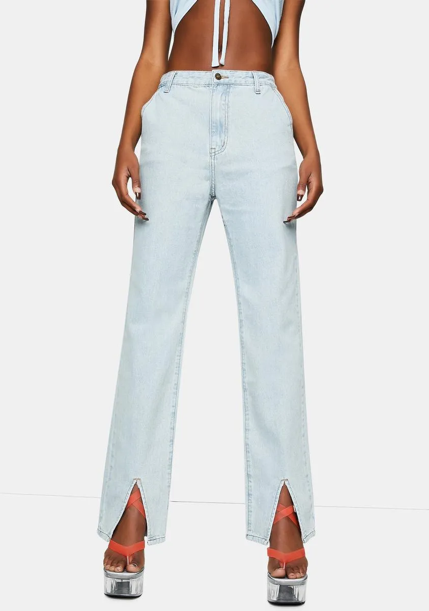 Cobain Slit Jeans sold by Dolls Kill