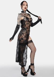 Lover's Lane Nightgown And Thong Set sold by Dolls Kill