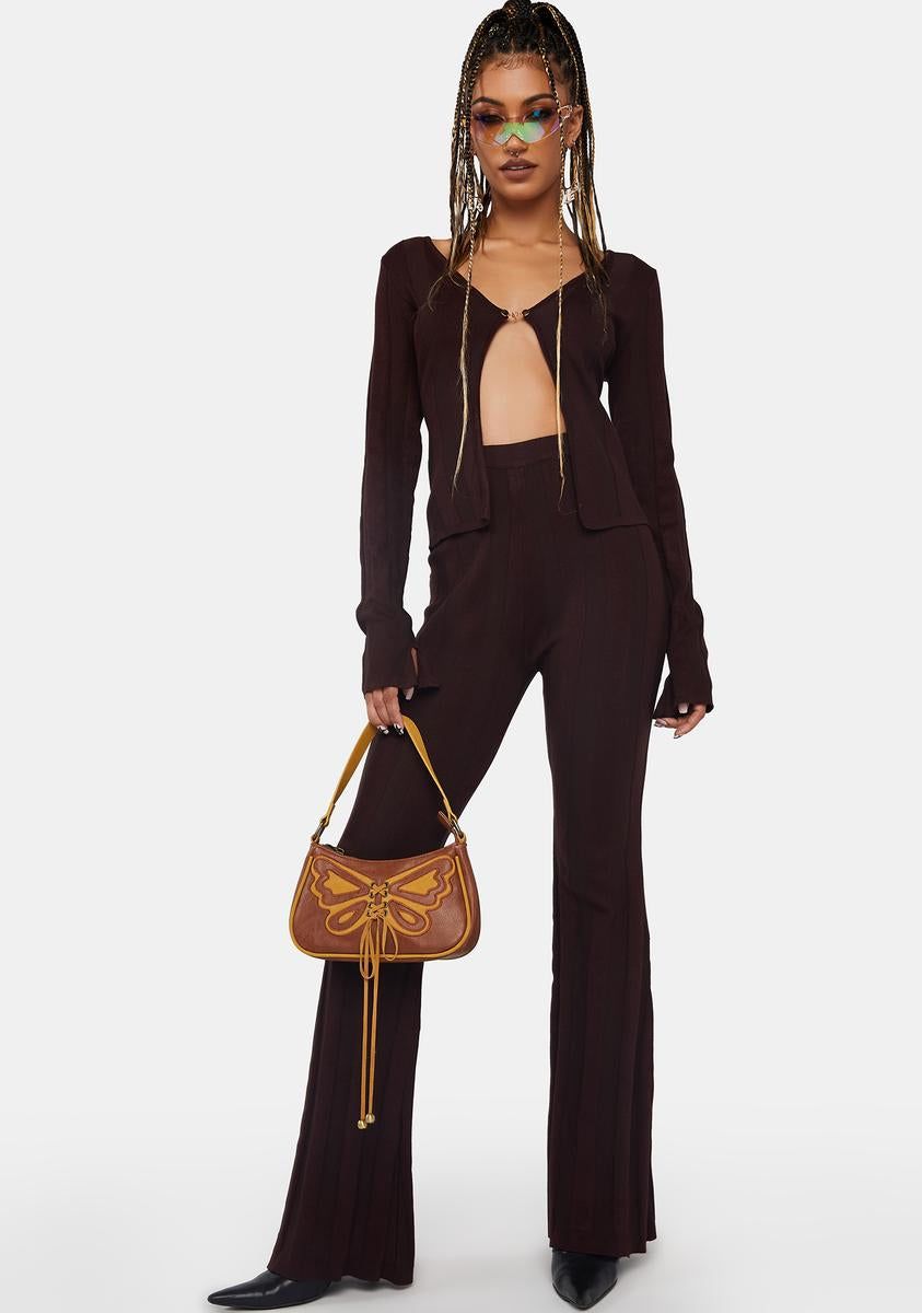 Brown Stripe Knit Top sold by Dolls Kill product image thumbnail 3