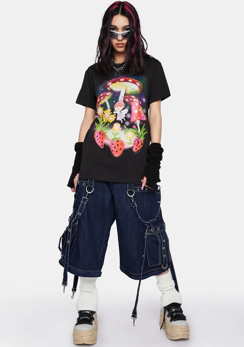 Mushroom Fairy Graphic Tee sold by Dolls Kill product image thumbnail 3