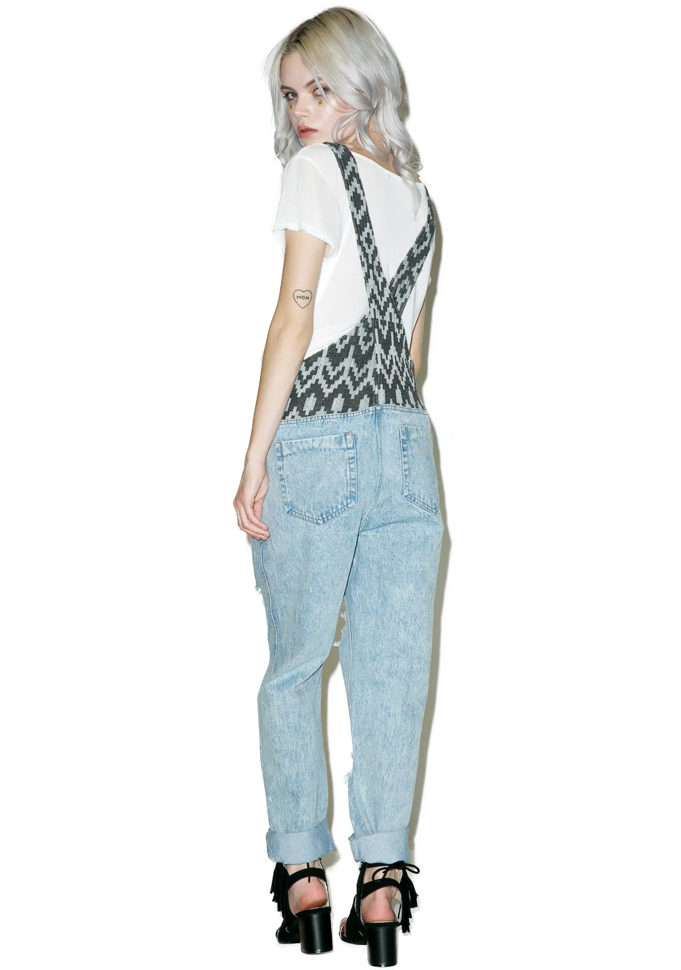 Desperado Distressed Overalls sold by Dolls Kill product image thumbnail 4