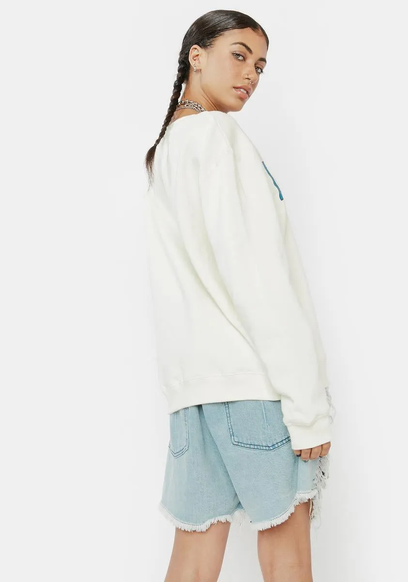 Collegiate Boyfriend Crew Neck Pullover sold by Dolls Kill product image thumbnail 4