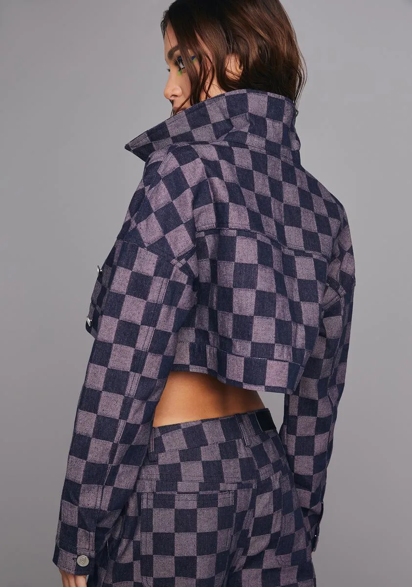 Chase Nobody Checkered Jacket sold by Dolls Kill product image thumbnail 4