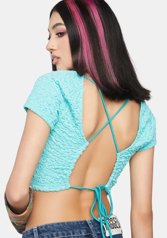 Haute Fit Crop Top sold by Dolls Kill