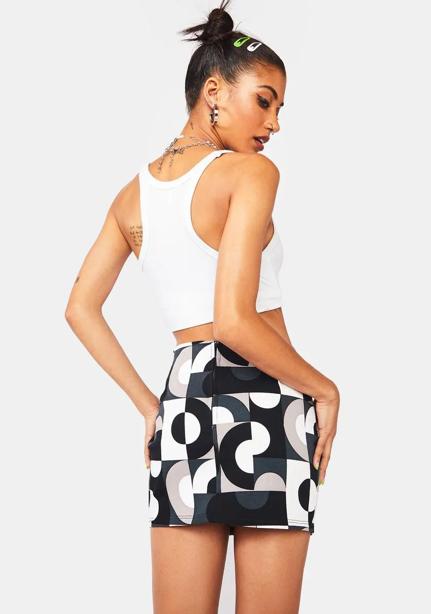 Retro Optic Spot Ima Mini Skirt sold by Dolls Kill product image thumbnail 4