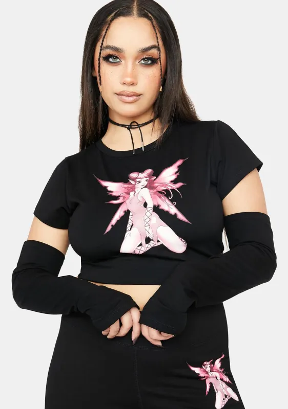 Plus Purest Pixie Graphic Tee sold by Dolls Kill