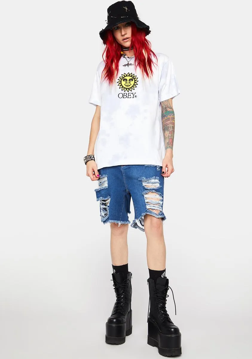 Obey Sunshine Tie Dye Tee sold by Dolls Kill product image thumbnail 3