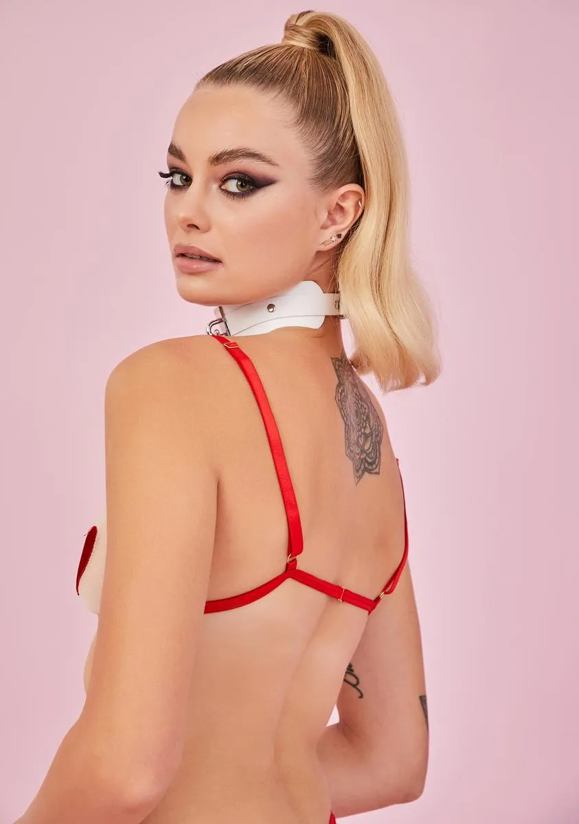 Nude Heart Desires Bra sold by Dolls Kill product image thumbnail 4