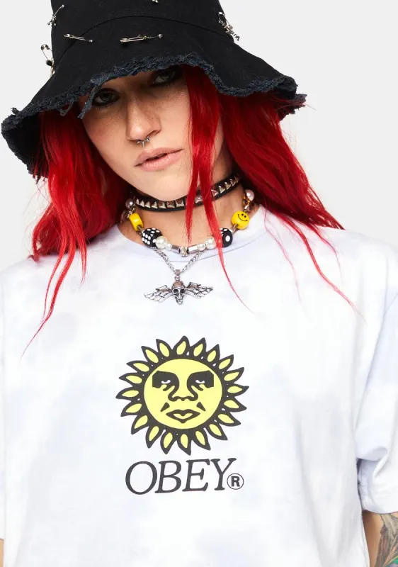 Obey Sunshine Tie Dye Tee sold by Dolls Kill