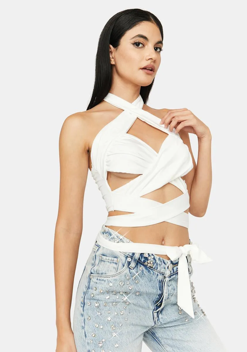 Pure Lasting Love Halter Wrap Top sold by Dolls Kill product image thumbnail 2