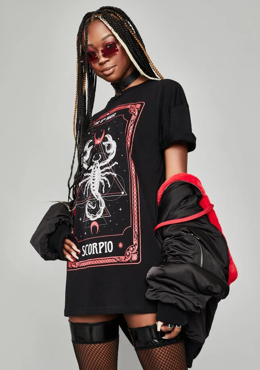 House Of Scorpio Graphic Tee sold by Dolls Kill product image thumbnail 2