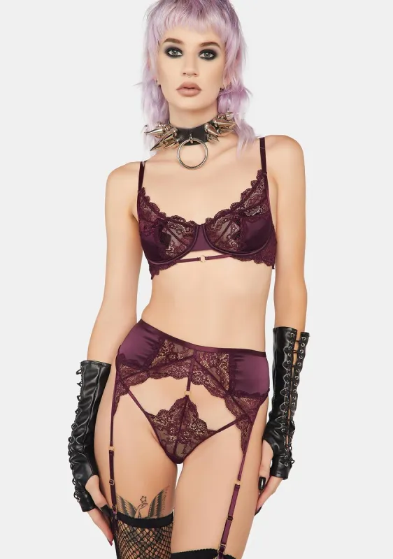 Donna Lace Lingerie Set sold by Dolls Kill
