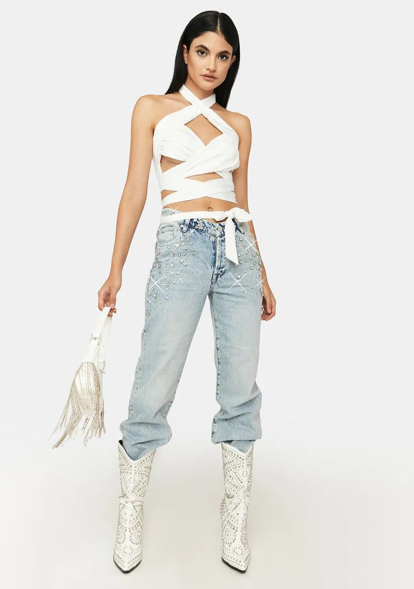 Pure Lasting Love Halter Wrap Top sold by Dolls Kill product image thumbnail 3