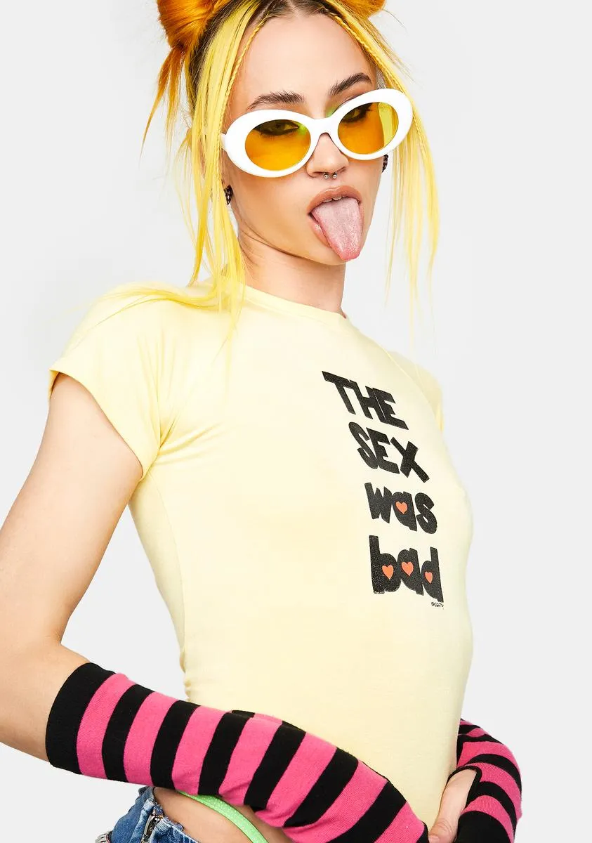 The Sex Was Bad Graphic Tee sold by Dolls Kill product image thumbnail 2