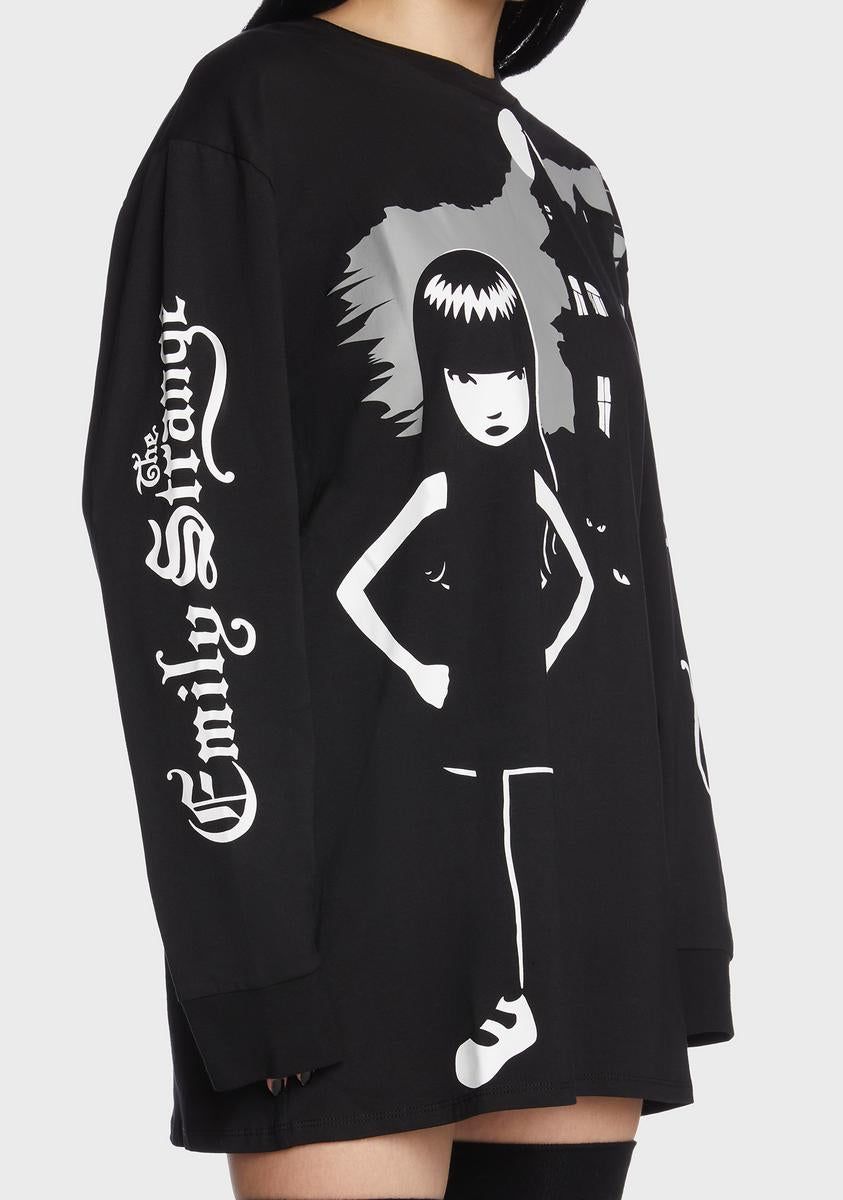 Manic Moon-Day Long Sleeve Tee sold by Dolls Kill product image thumbnail 2