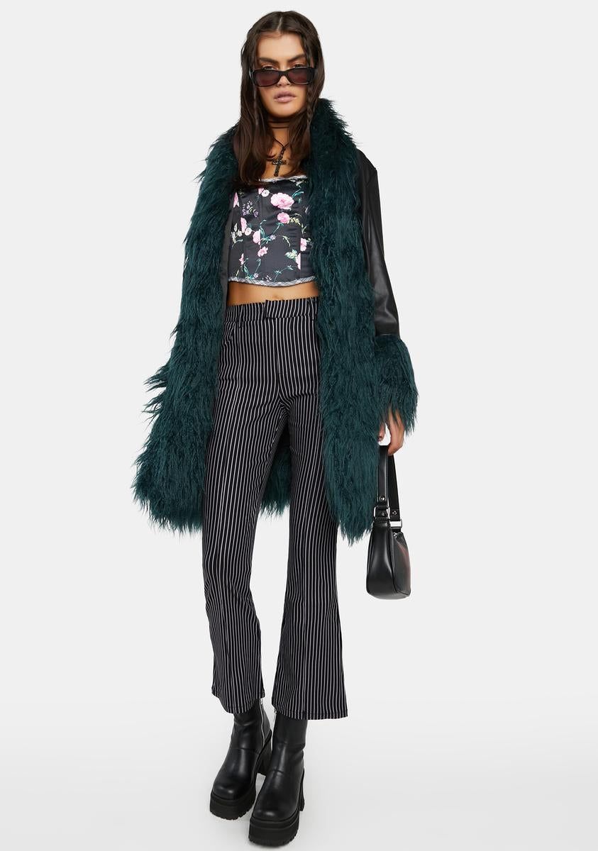 The Girl Code Pinstripe Trousers sold by Dolls Kill product image thumbnail 3