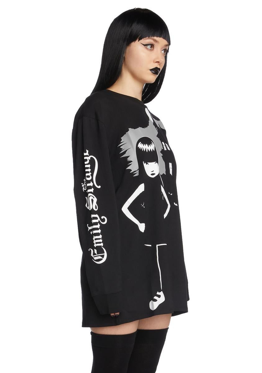 Manic Moon-Day Long Sleeve Tee sold by Dolls Kill product image thumbnail 4