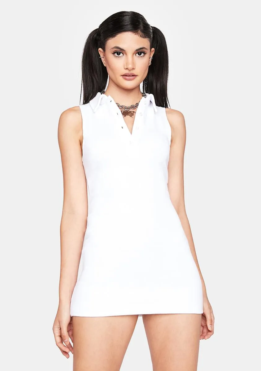 Icy Join The Club Polo Dress sold by Dolls Kill