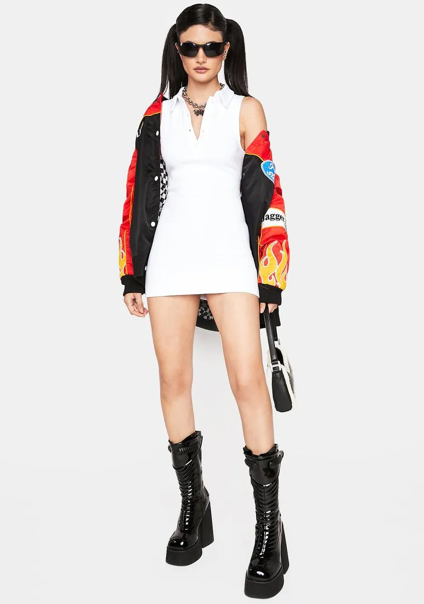 Icy Join The Club Polo Dress sold by Dolls Kill product image thumbnail 3